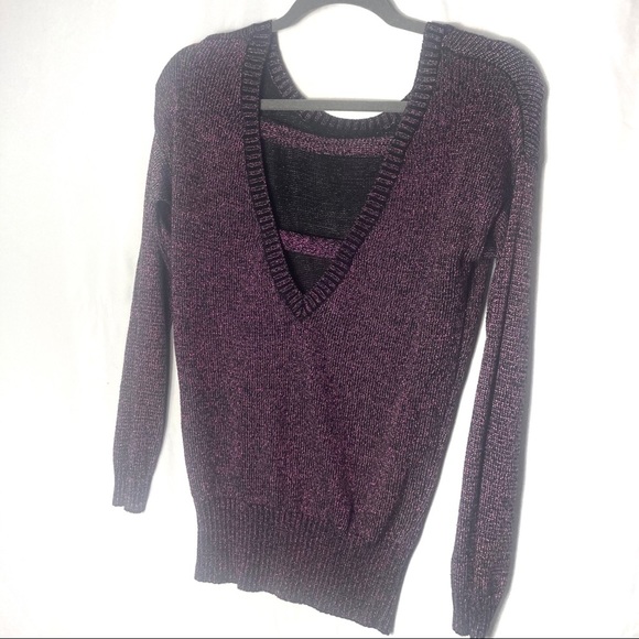 Metallic purple sweater - Picture 1 of 6